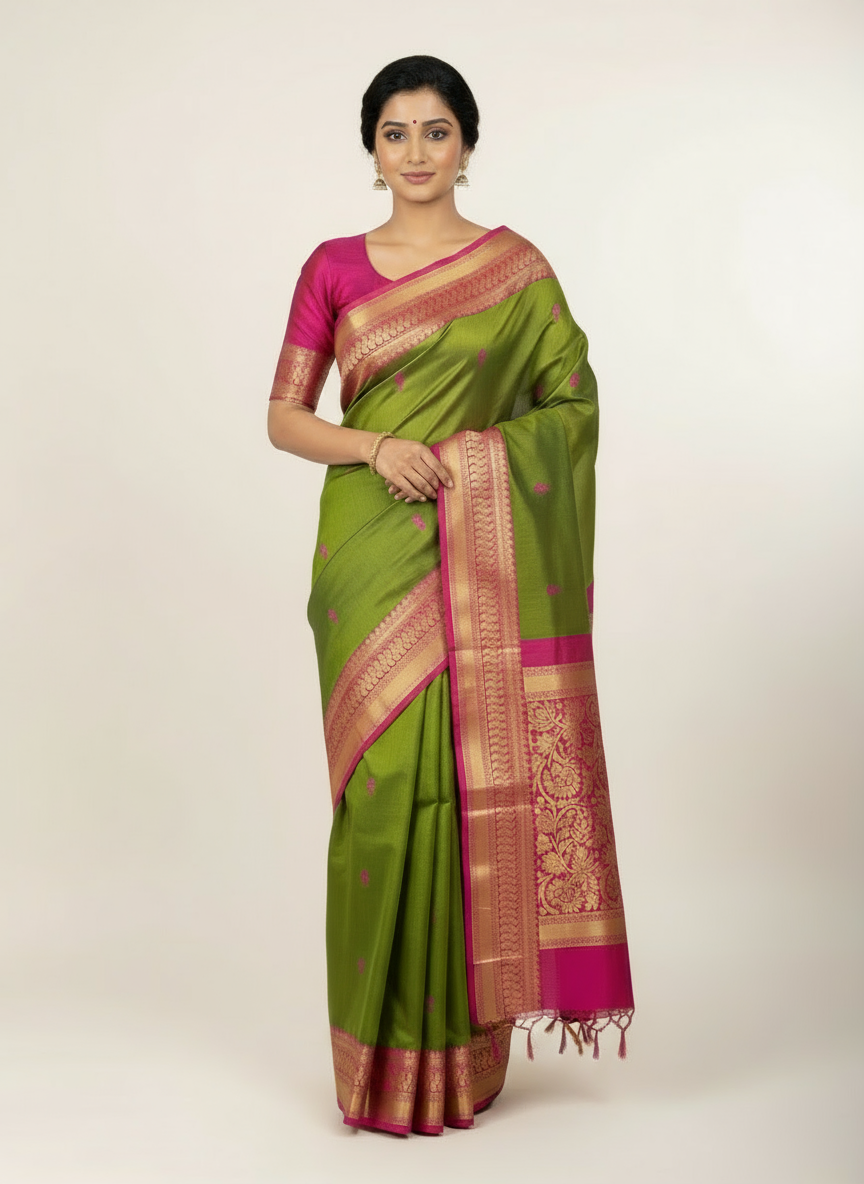 Green Saree